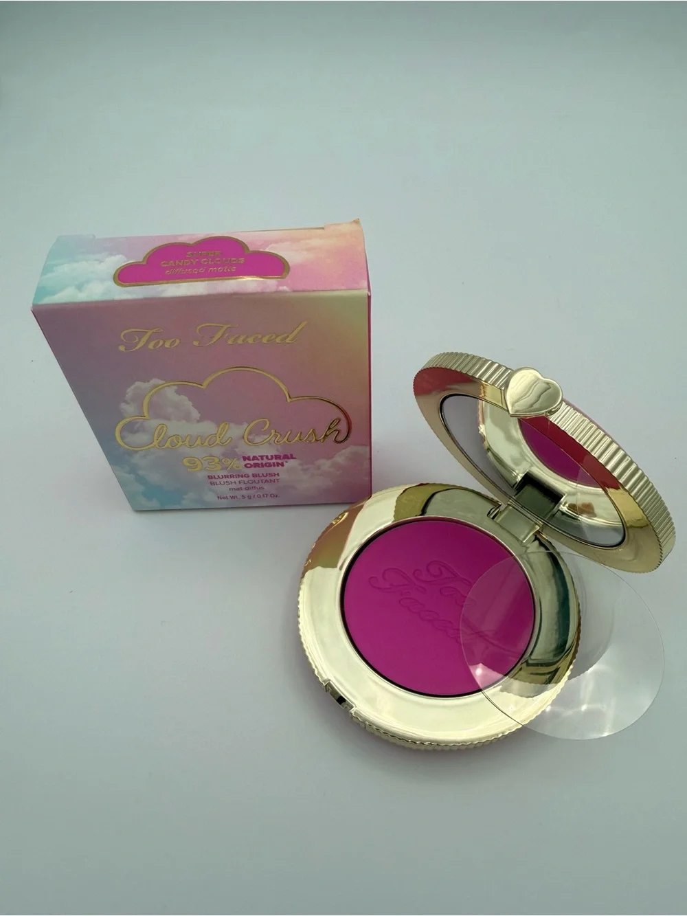 Too Faced Cloud Crush Blurring Blush - Super Candy Clouds NIB